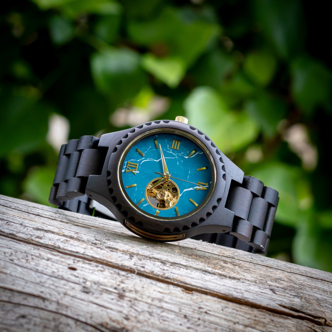 Reloj Autom tico de madera de bano Oriental
